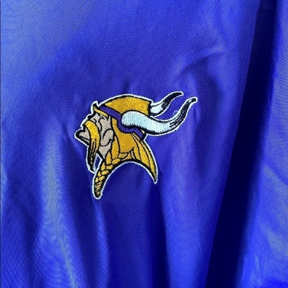 Mens Minnesota Vikings NFL Puma Sz 2XL XXL Jacket Reversible Full Zip Logo Hood - Picture 4 of 10